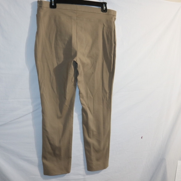 AKRIS PUNTO Franca Mid-Rise Cropped Pants light brown Size 6 - Picture 8 of 15